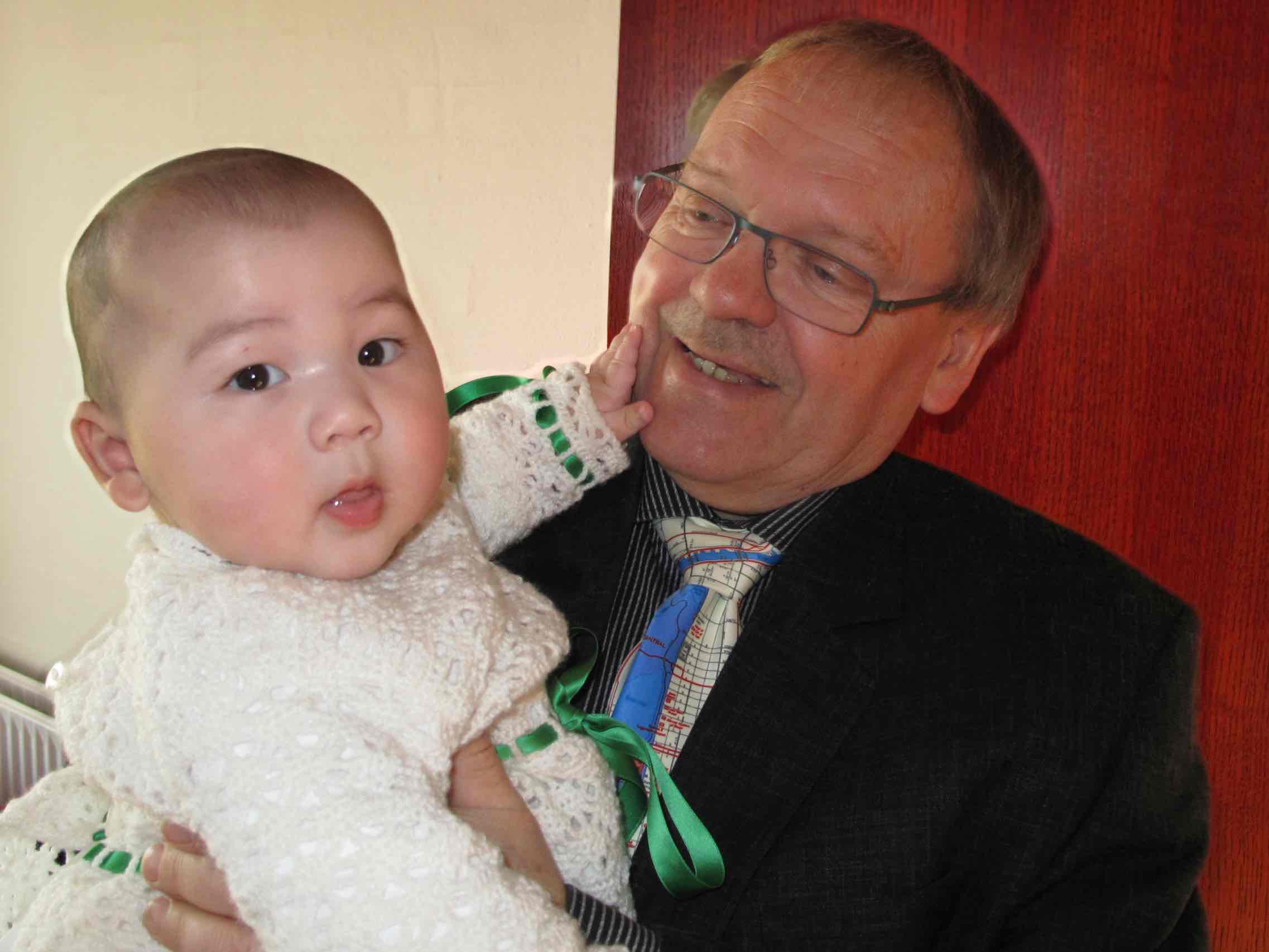 Oliver og bedstefar Svend Aage